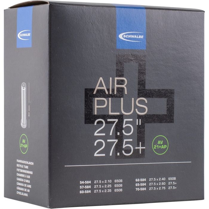 Schwalbe binnenband AV21+AP Air Plus 27.5 x 2.10 - 2.75 av 40mm