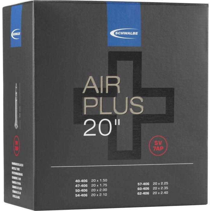 Schwalbe binnenband SV7AP Air Plus 20 x 1.50 - 2.40 fv 40mm