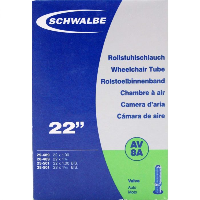 Schwalbe binnenband AV8A 22 x 1.00 - 1 1/8 av 40mm