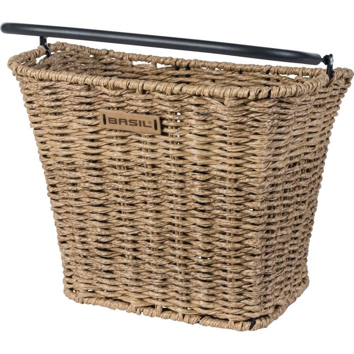 Basil Bremen Fietsmand Rattan Seagrass 22L