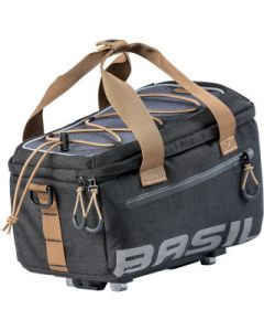 Basil dragertas Miles trunkbag grijs/zwart MIK 7L