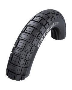 CST btb Scout 20 x 4.00 zwart reflectie Fatbike Buitenband