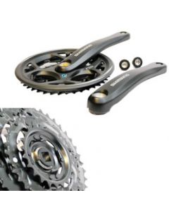 Shimano Altus 22/32/42T Crankstel