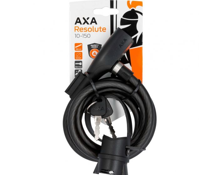 Axa oprol fietsslot kabelslot Resolute 10-150 kopen bij Hoogstraten Fietsen