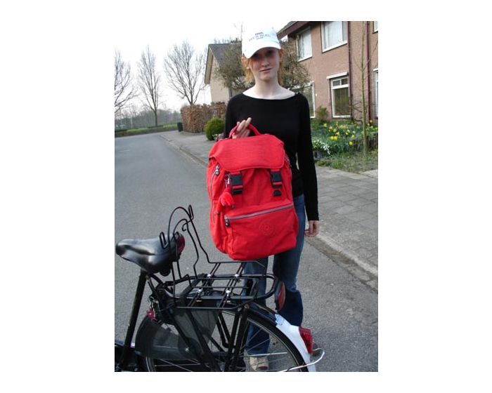 Meisje Identificeren oplichter Steco monkey mee fietsdrager breder maken verbreden bagagedrager voor  schooltas.