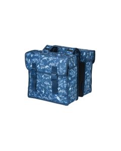 Basil Wanderlust dubbele fietstas-Blauw