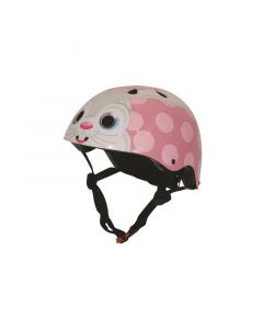 Kiddimoto fietshelm Pink Bunny
