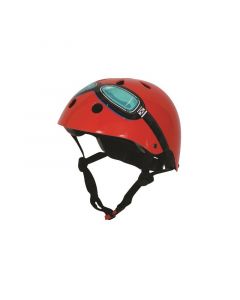 Kiddimoto fietshelm Red Goggle