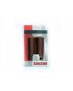 Simson leder handvatten 90/120mm Bruin en Zwart
